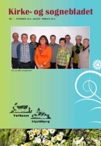 Vorbasse og Skjoldbjergs kirkeblad nr. 1 2013. Foto af det nye menighedsråd anno 2012