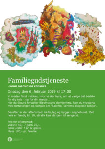 Familiegudstjeneste onsdag d. 6 februar 2019
