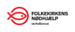 Logo for folkekirkens nødhjælp