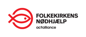Logo for folkekirkens nødhjælp